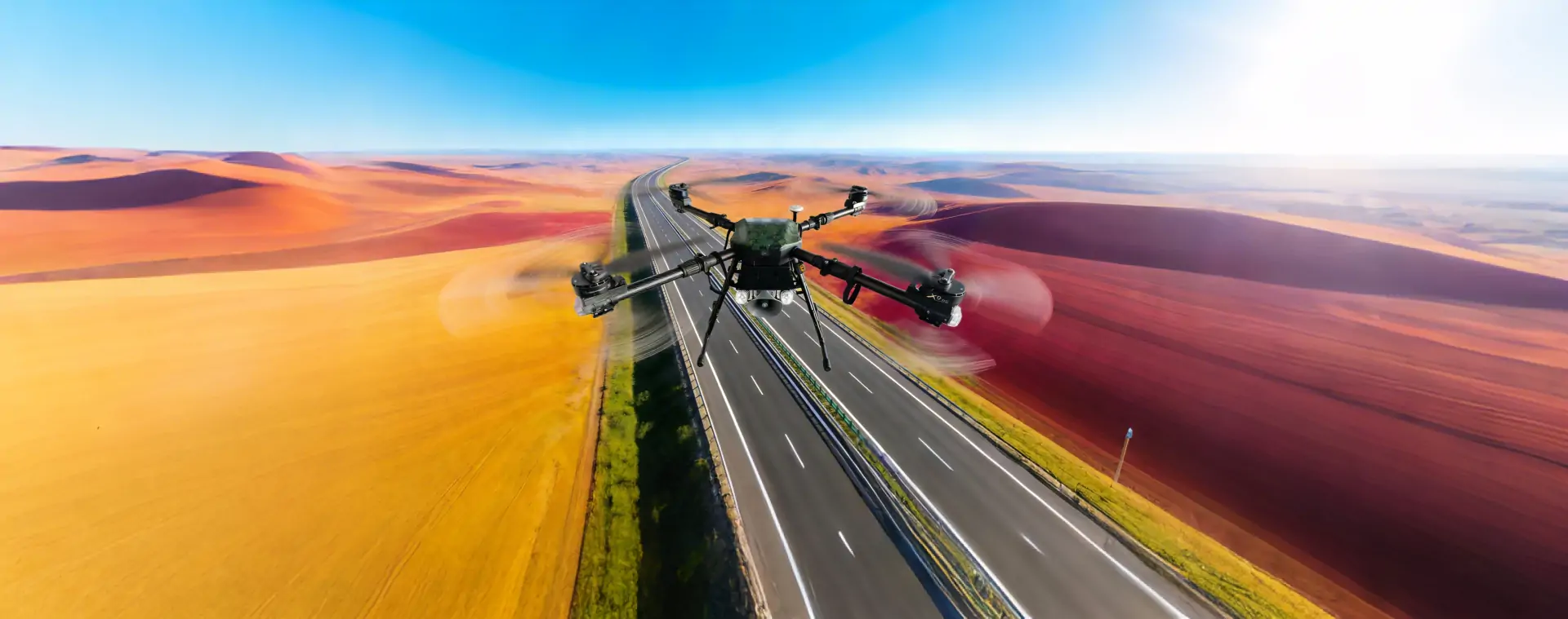 突击者无人机在桥梁道路高速巡检执法一体化解决方案